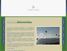 Tablet Screenshot of lgsoluciones.mx